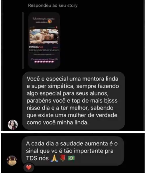 Depoimento real recebido por Lorene Patigra — Lorene Patigra® é a verdadeira Mentora de Homens 2
