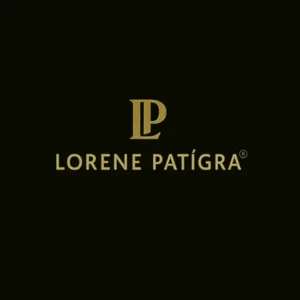 Logo oficial da mentora Lorene Patigra, marca registrada especializada em mentalidade masculina, sexualidade, libido e desenvolvimento masculino.