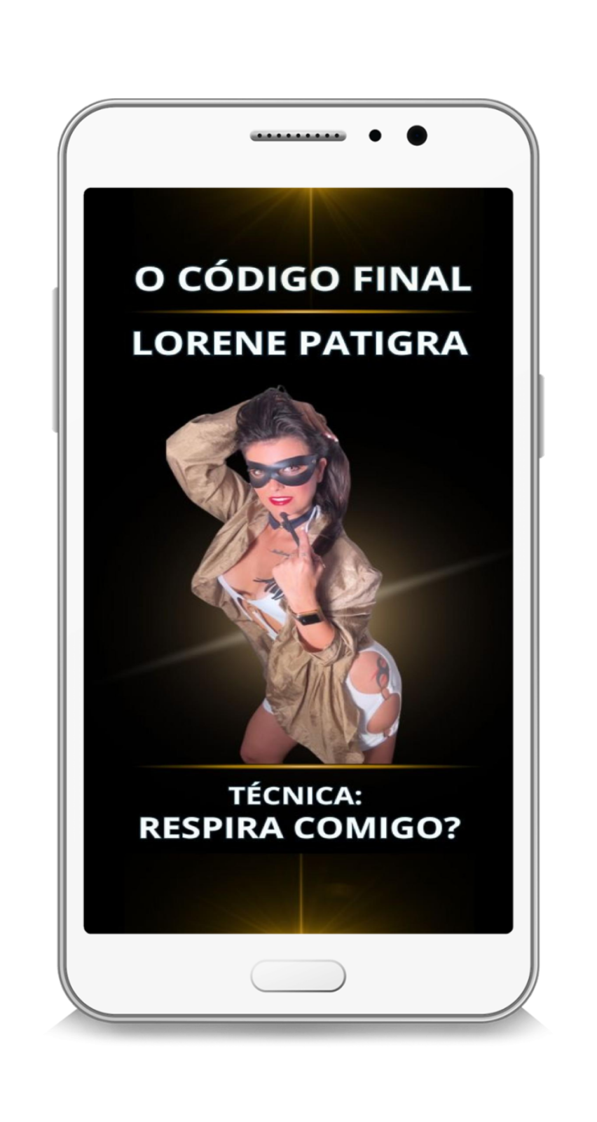 Aula introdutória com a Mestra Lore demonstrando uma técnica guiada de respiração e controle da libido.