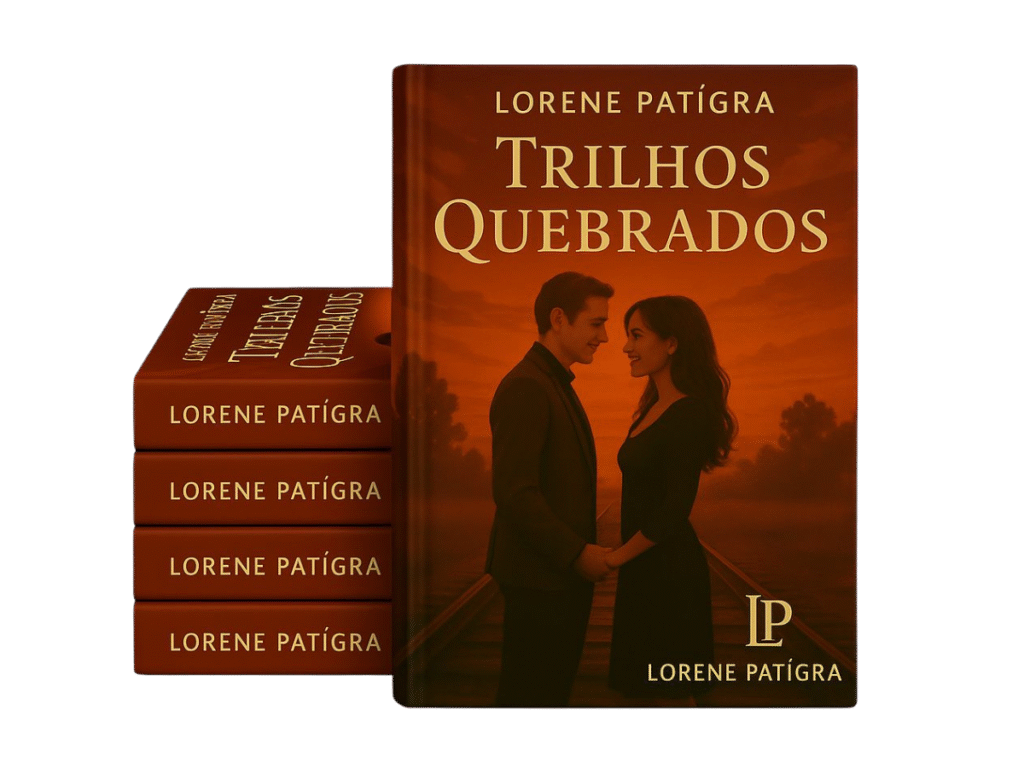 Capa da obra Trilhos Quebrados, história de superação e Nova Era.