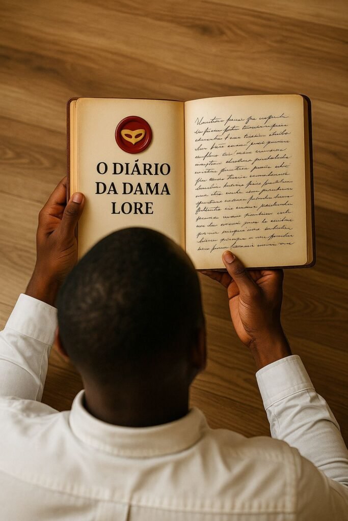 Rapaz negro lendo o Diário da Dama, carta 5