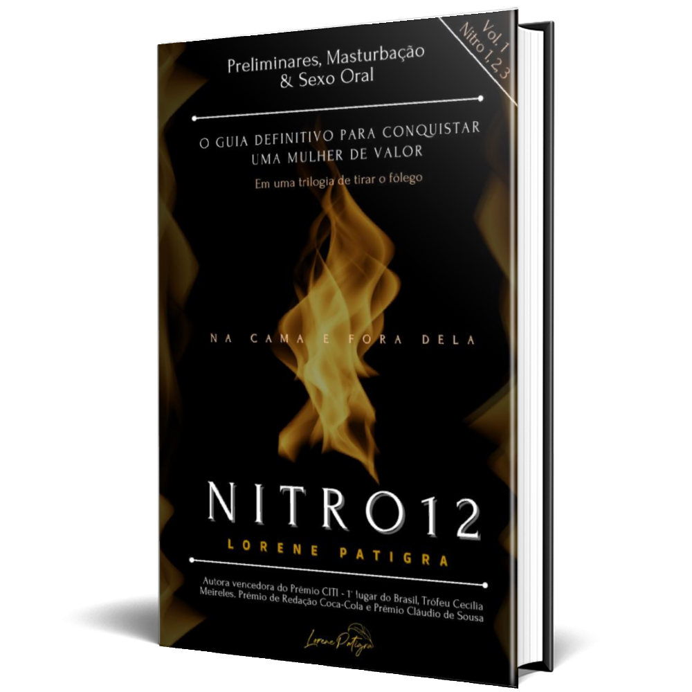 Capa do livro Nitro 12, guia masculino sobre performance e autoconfiança.