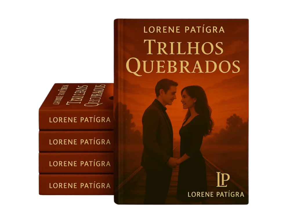 Capa premium do livro Trilhos Quebrados - Design Vini SEO