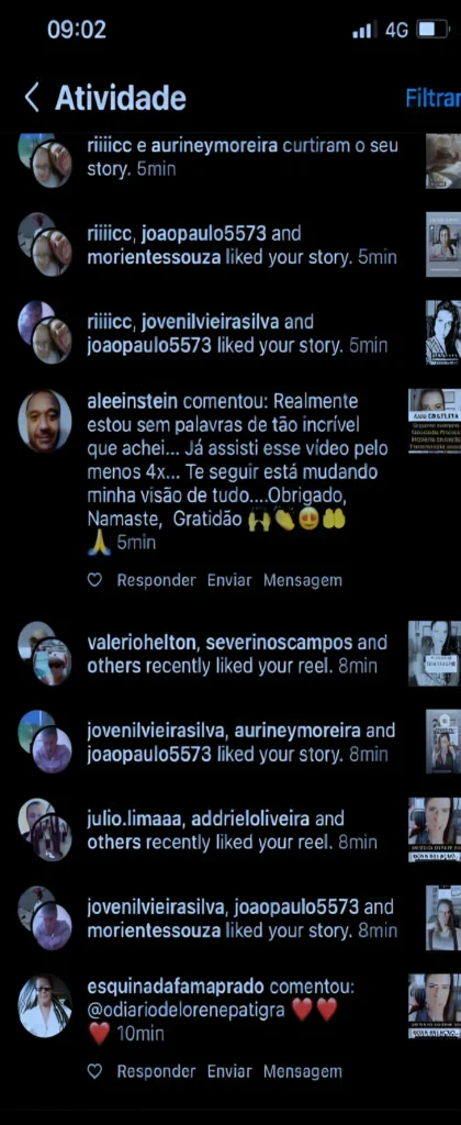 Seguidores reconhecem Lorene Patigra como guia essencial na jornada de evolução masculina e autoconfiança.