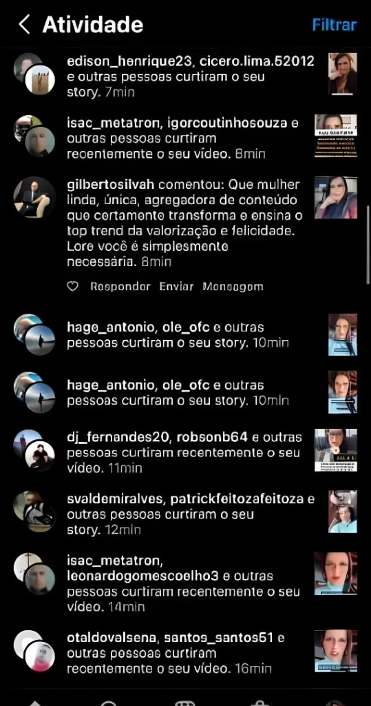 Depoimento público expressando como Lorene Patigra ajudou em momentos importantes da vida