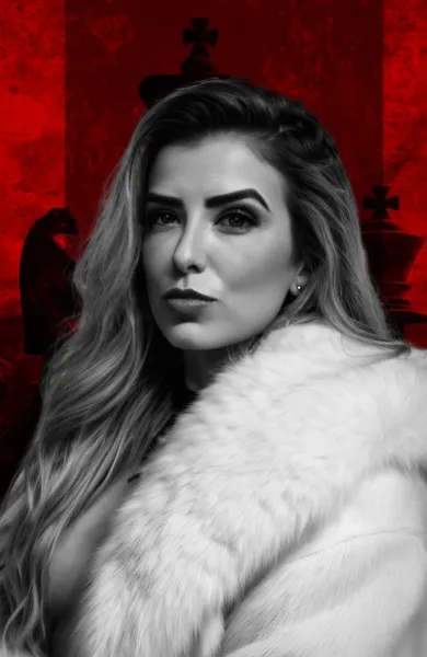 Lorene Patigra de Casaco Branco