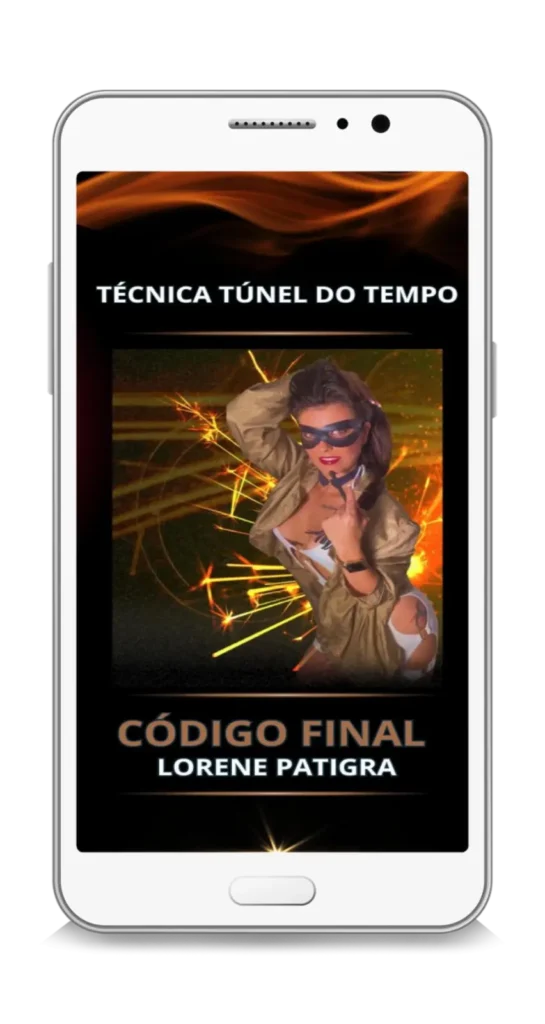 Tela de celular exibindo técnica Túnel do Tempo, para ressignificar relacionamentos e liberar a melhor versão do homem.