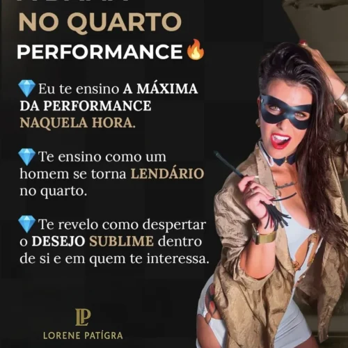 Lorene Patigra vestida no arquétipo usado dentro do instagram para ensinar performance masculina, transmitindo poder e desejo.