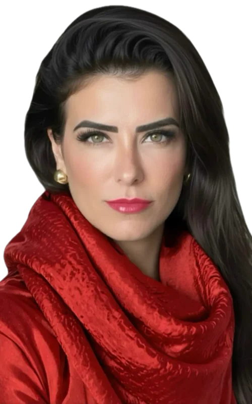 Foto de Lorene Patigra, mestra em transmutação masculina, Lorene Patigra elegante