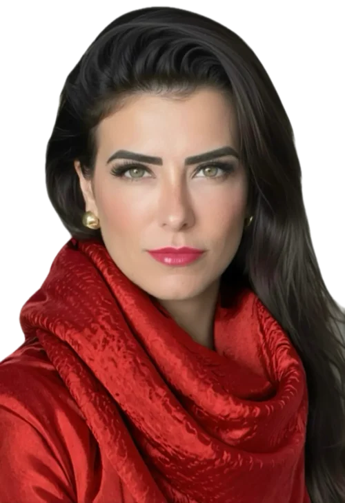 Foto de Lorene Patigra, mestra em transmutação masculina, Lorene Patigra elegante
